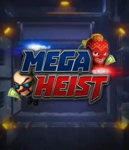 Step into the action-packed world of the Mega Heist game by Relax Gaming, showcasing quirky characters ready to undertake a bank heist. This image depicts the intensity of the heist with its dramatic logo and a mysterious vault backdrop. Great for those who enjoy adventure-themed slots, delivering a captivating adventure. 